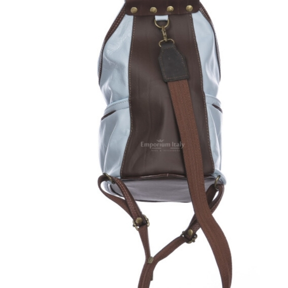 Genuine Leather VA Made in Italy Convertible Backpack - Picture 3 of 7